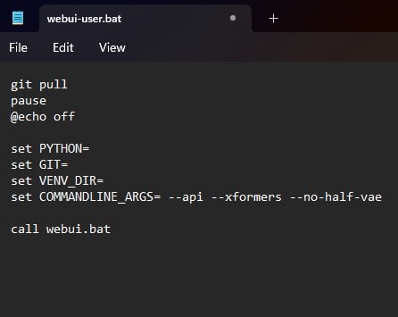 webui-user automatic 1111 update